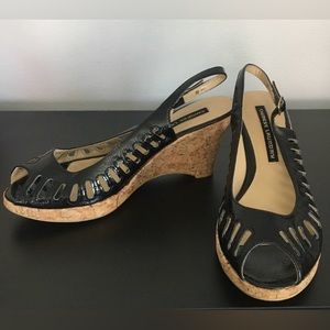 Chinese Laundry Wedge Black Heels Women’s US 9